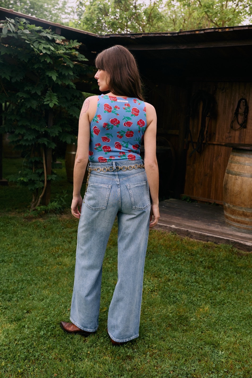 Blue Roses Bodysuit