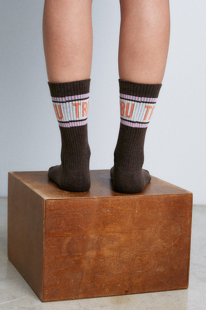 Brown TRIBU Socks 
