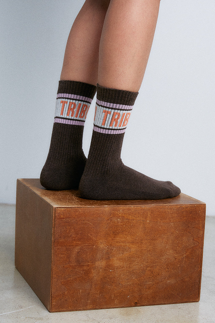 Brown TRIBU Socks 
