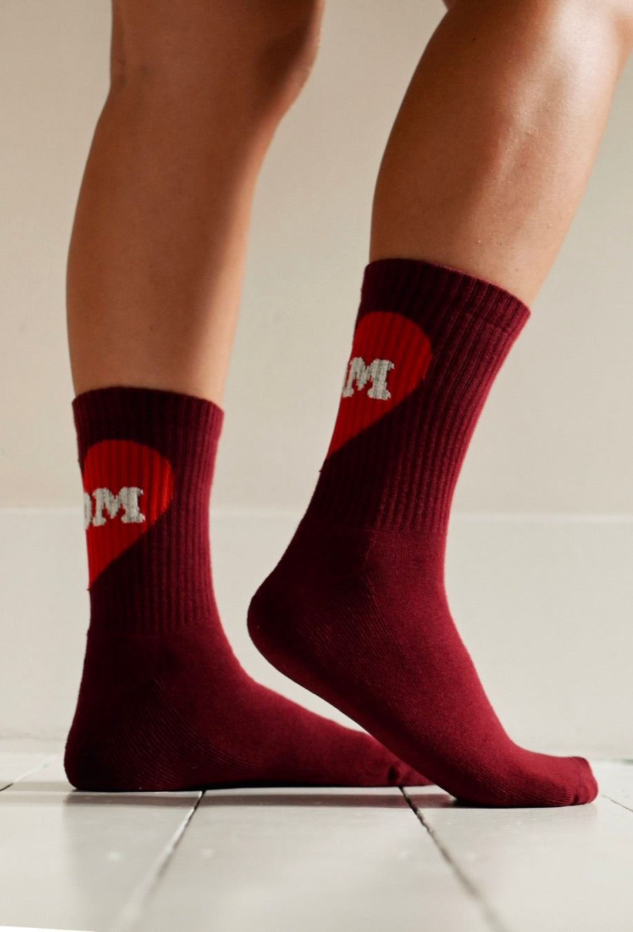 Bordeaux MOM Socks