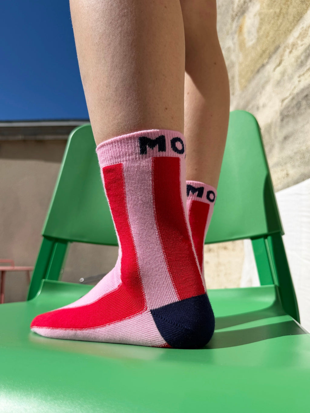 Pink & Blue MOM Socks