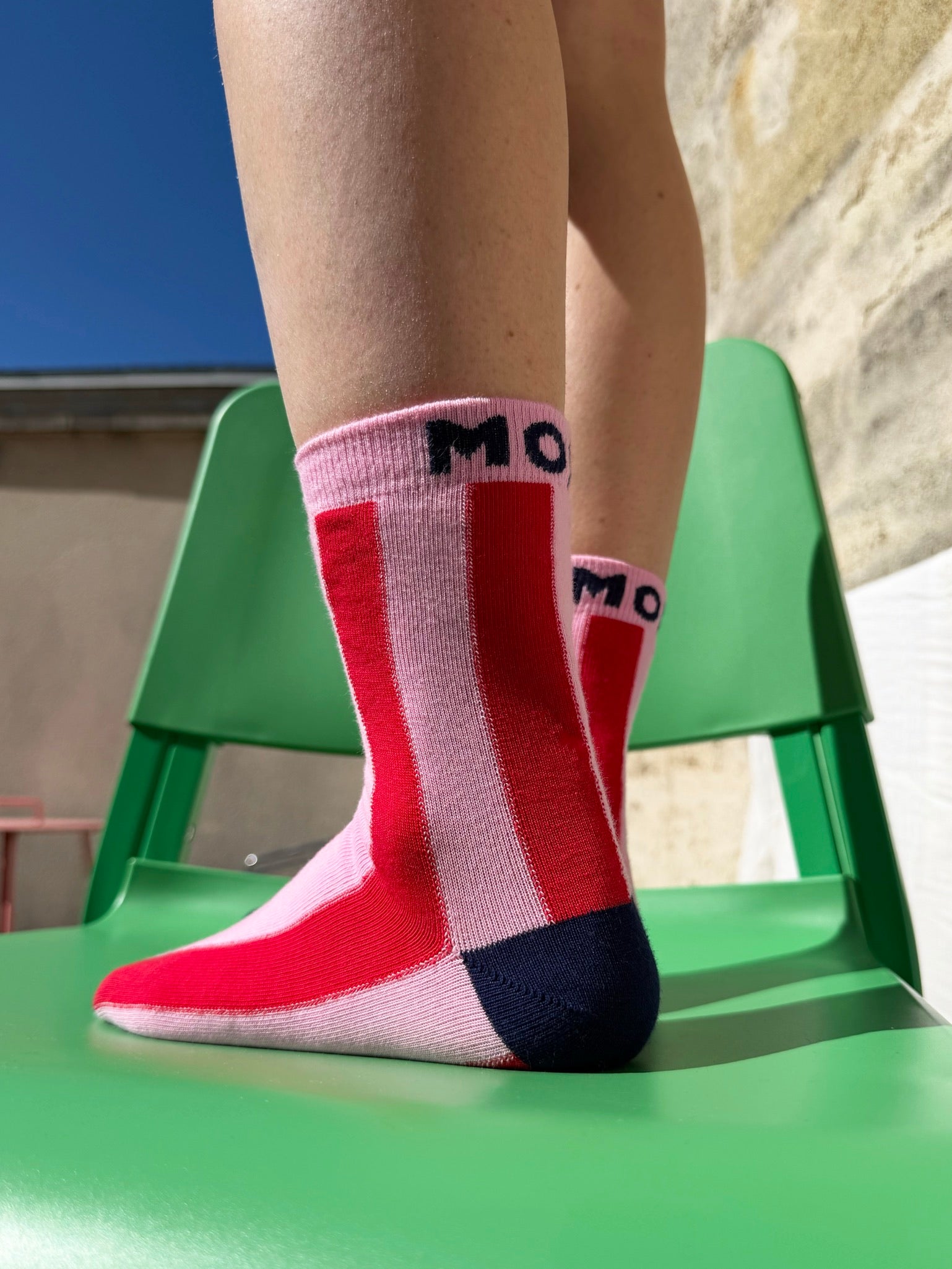 Pink & Blue MOM Socks
