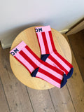 Pink & Blue MOM Socks