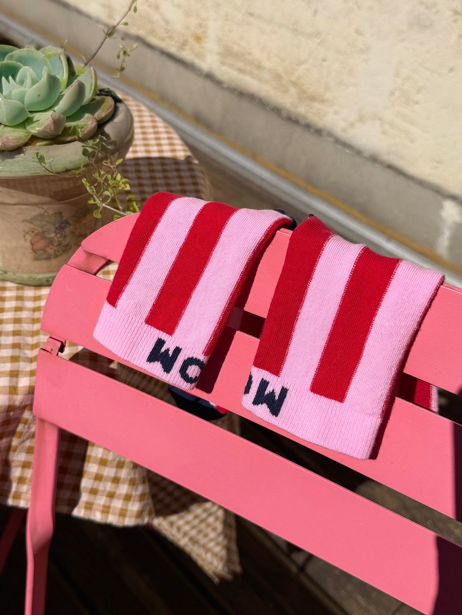 Pink & Blue MOM Socks
