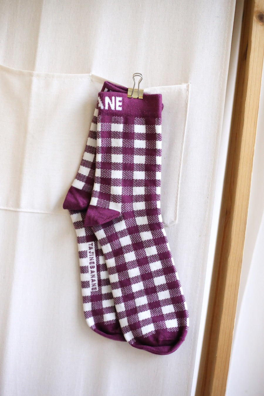 Vichy Mauve Socks 
