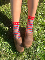 Face à la mère Striped Socks
