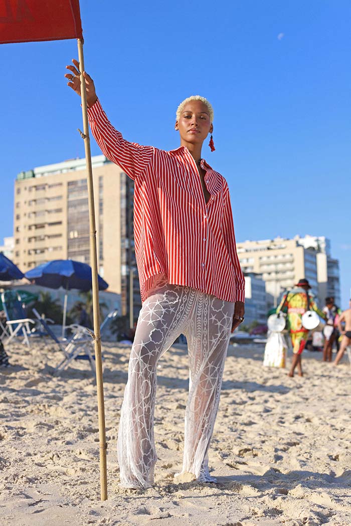 Chemise Tajinebanane Rouge - L