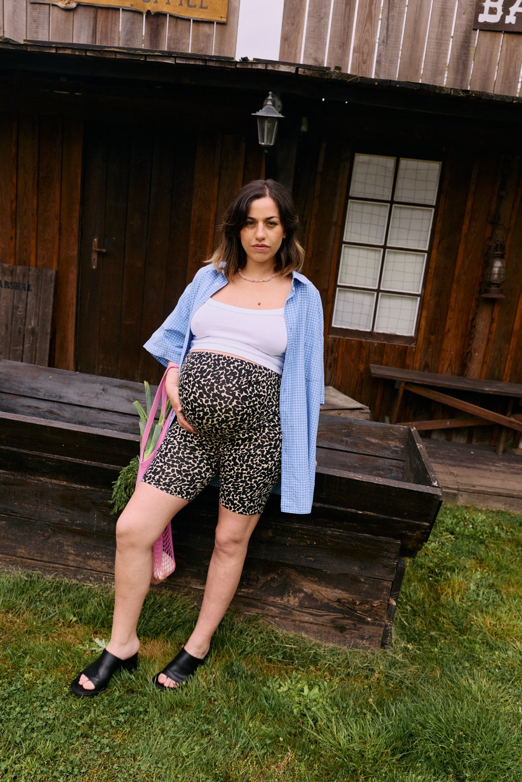 Leo Pregnancy Biker Shorts