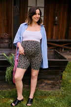 Leo Pregnancy Biker Shorts