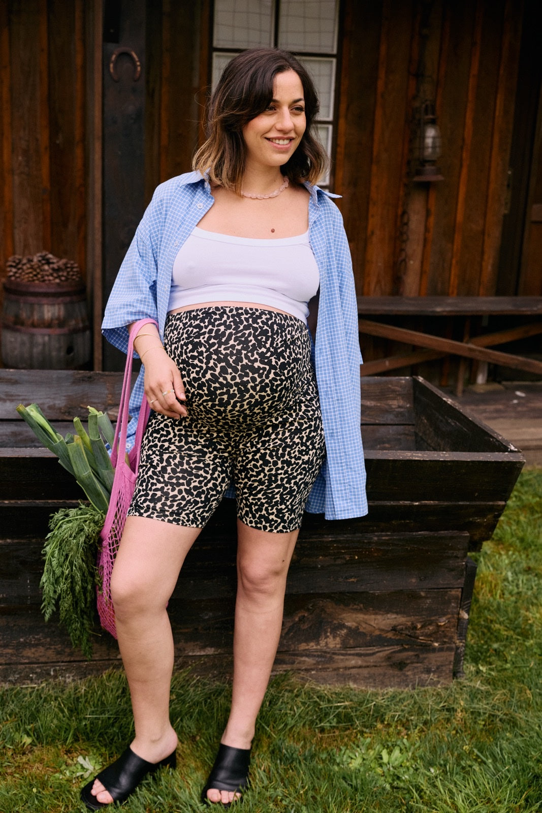 Leo Pregnancy Biker Shorts