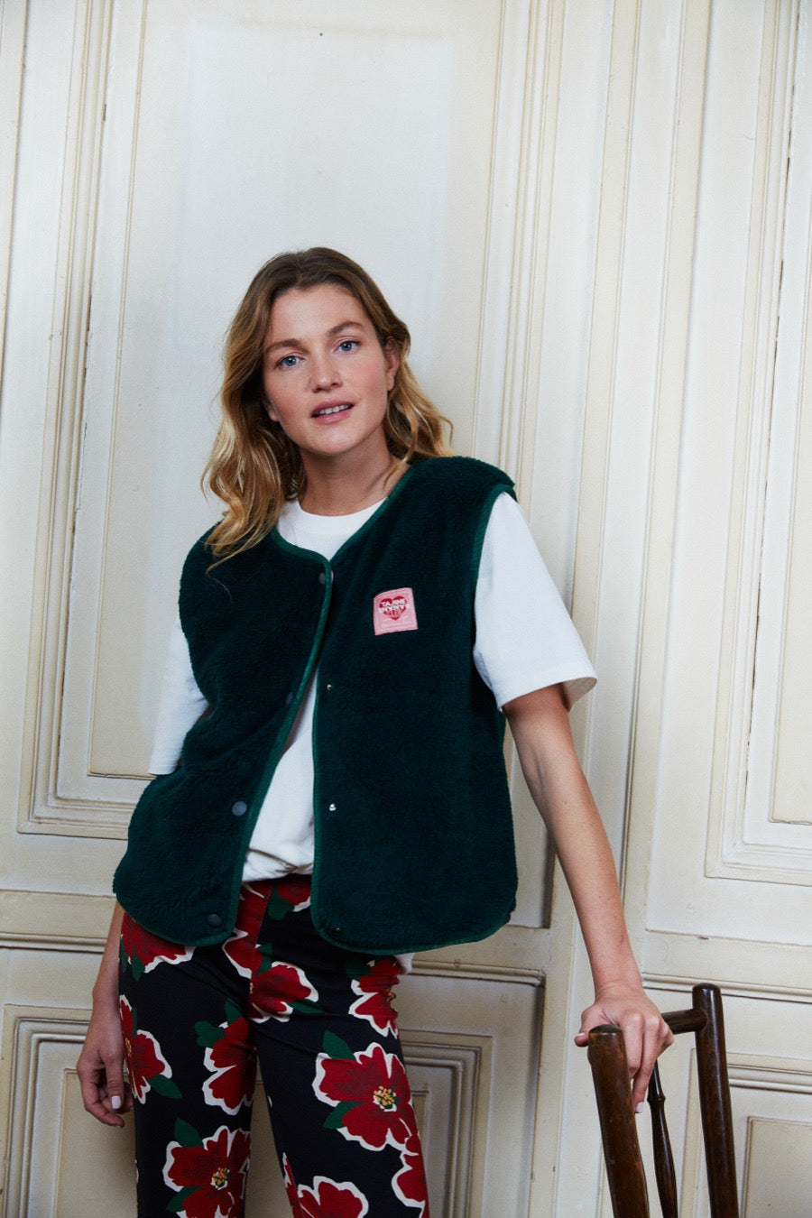 Veste Sherpa Green Forest - 1 (XS-S)