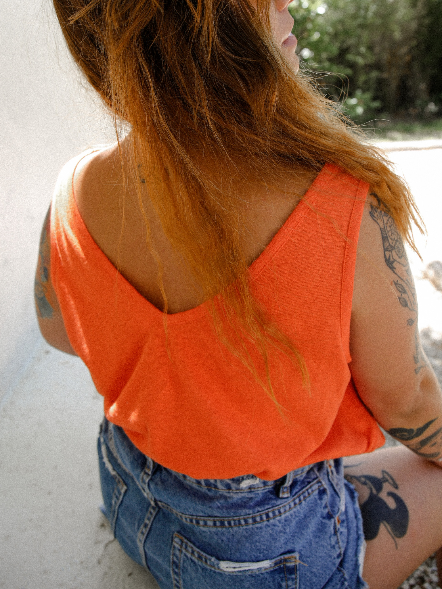 Débardeur lin'déclassable - SUNSET - XS