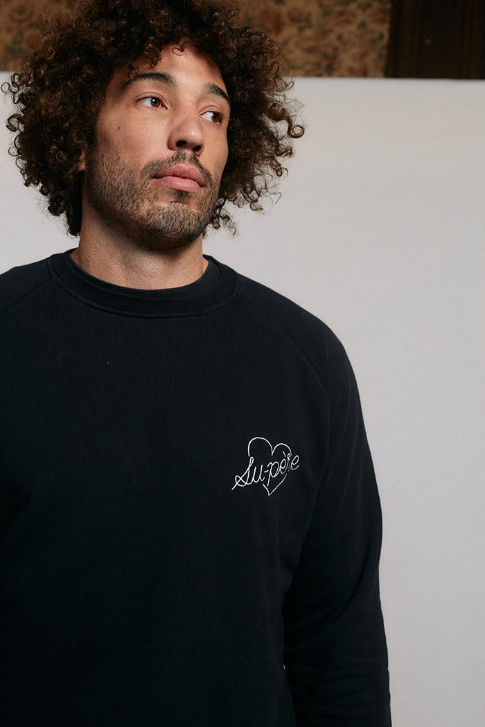 Black Su-Père Sweatshirt