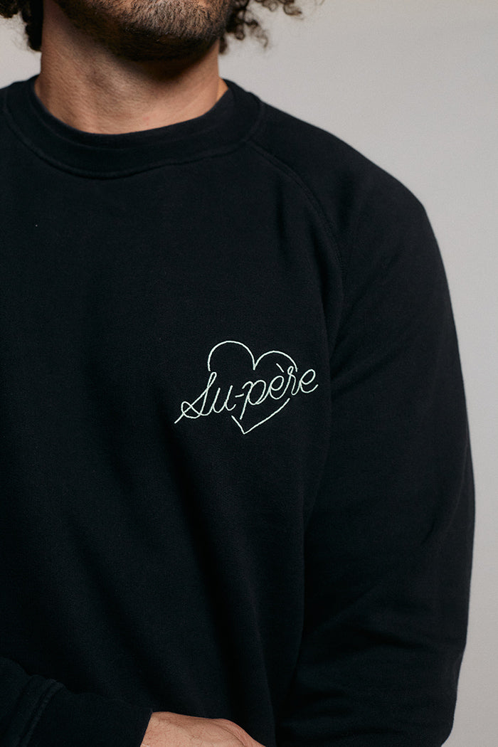Black Su-Père Sweatshirt