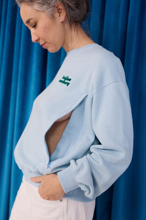 Stillsweatshirt P'allaite Sky Blue