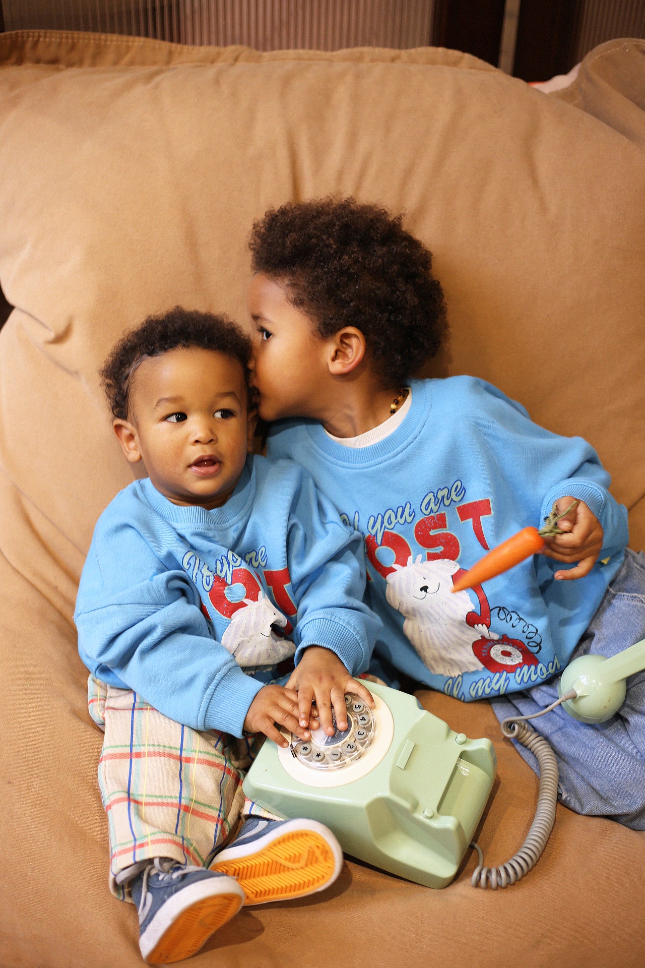 Call My Mom Kids Sweatshirt 