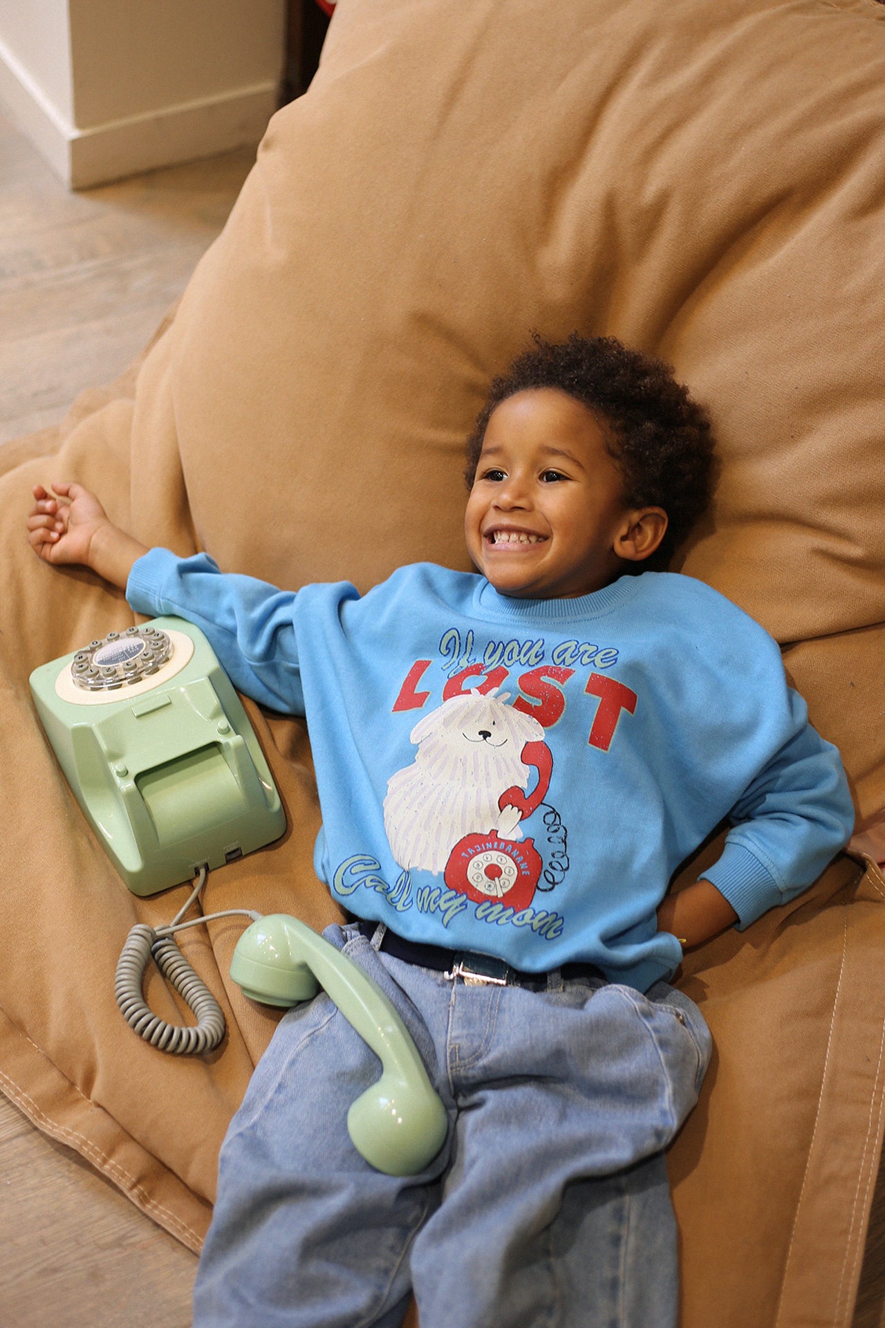 Call My Mom Kids Sweatshirt 