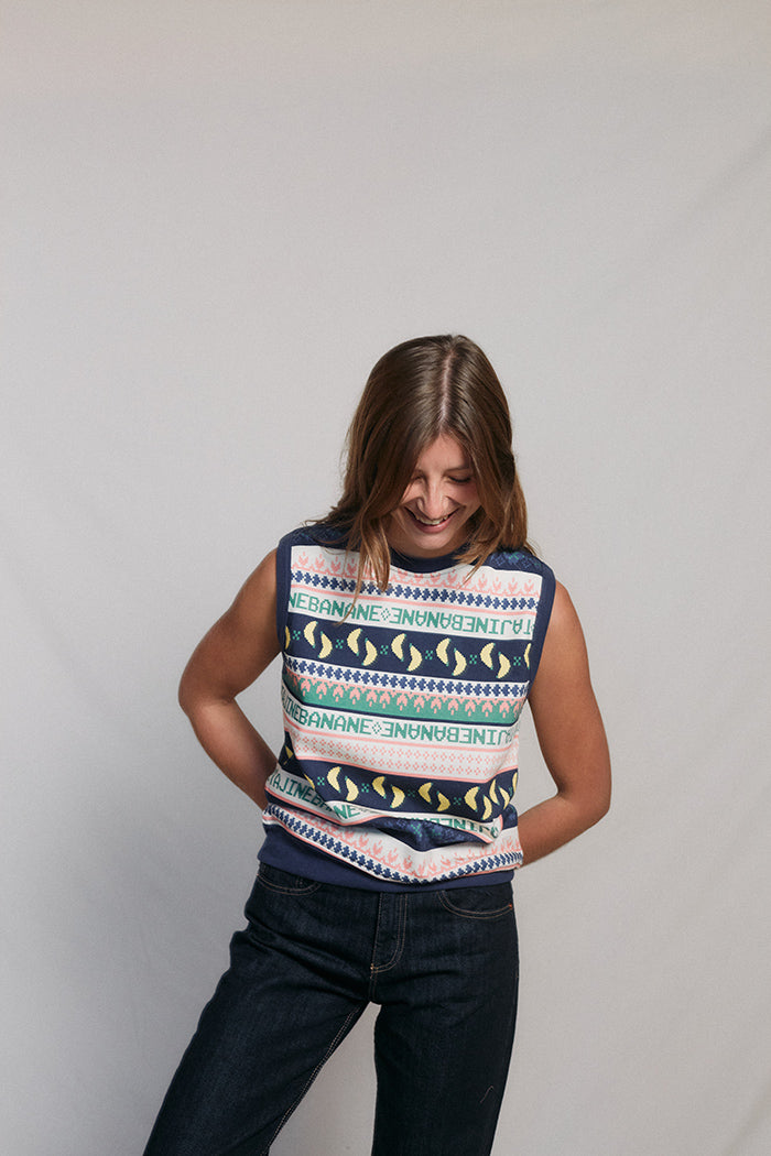 The Little Lait it Snow Sweater Vest