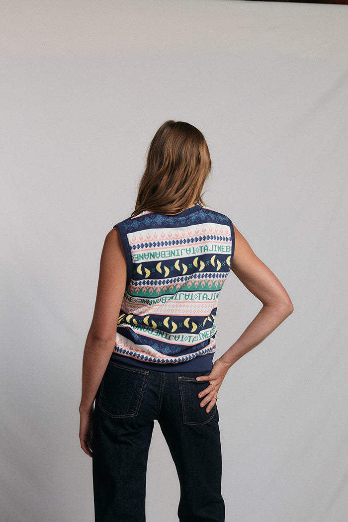 The Little Lait it Snow Sweater Vest
