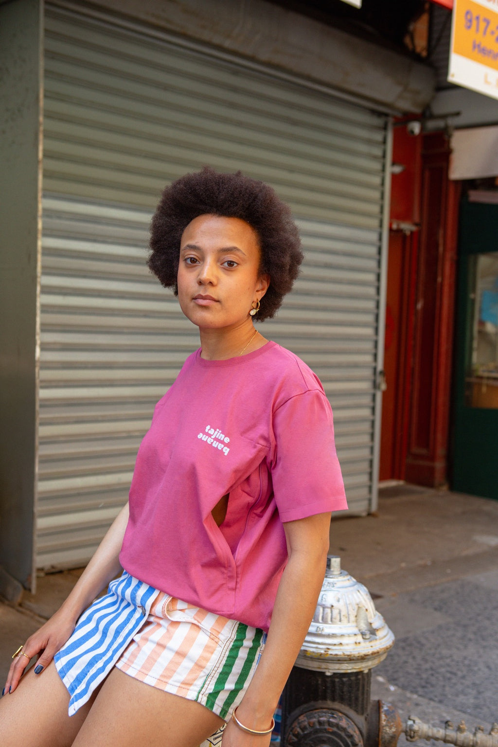 La P'allaite Raspberry Breastfeeding T-shirt