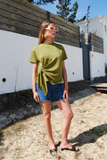Tie Waist Breastfeeding T-shirt