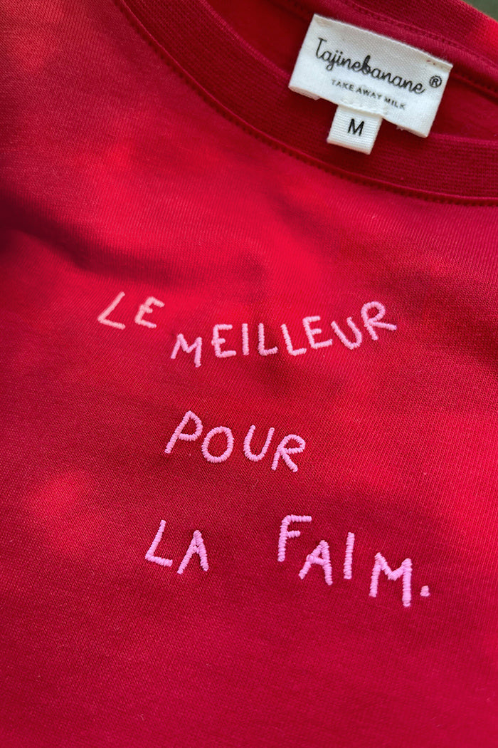 Le Meilleur pour la Faim Breastfeeding T-shirt
