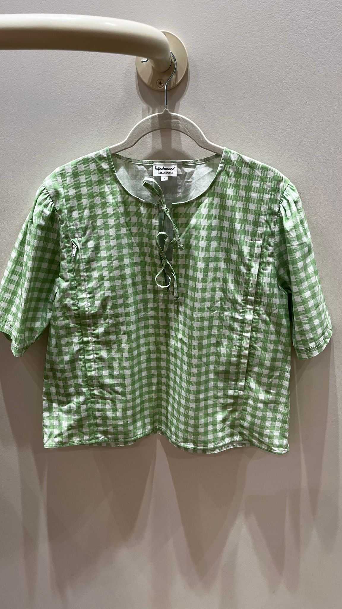 Blouse Allaitante Se tenir à carreau - S