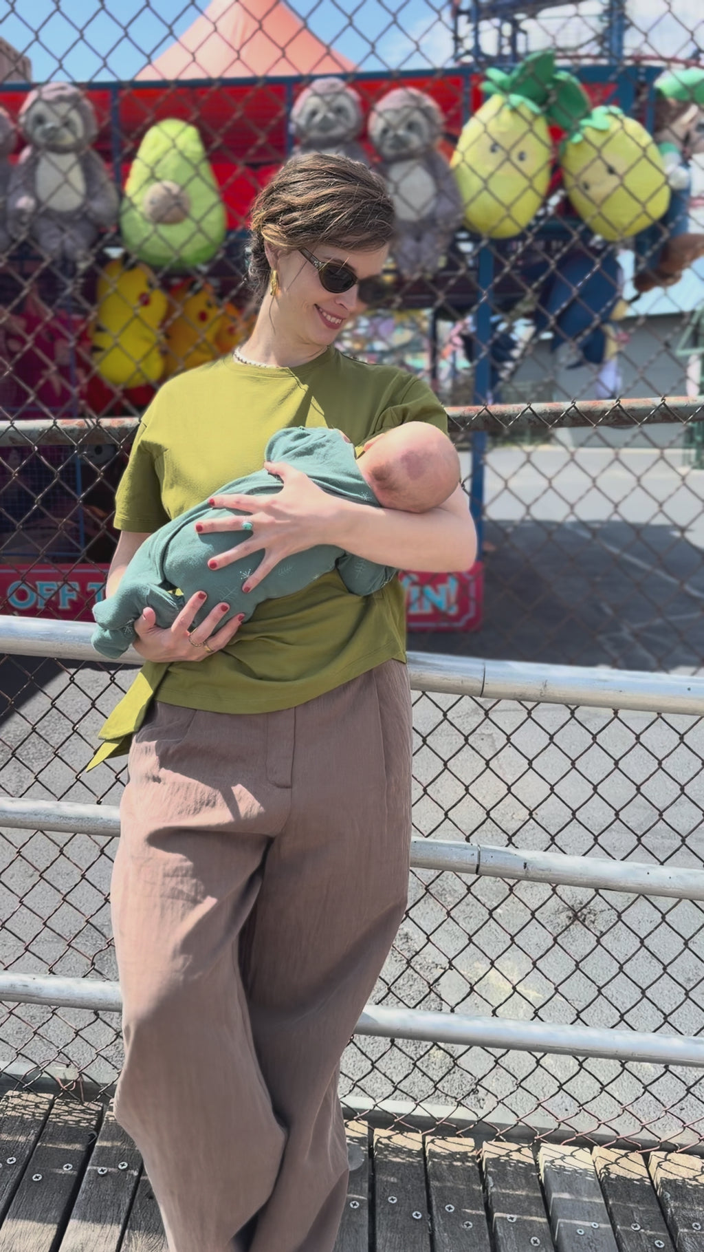 Tie Waist Breastfeeding T-shirt